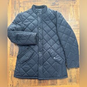 Pronto Uomo Men's Quilted Black Jacket